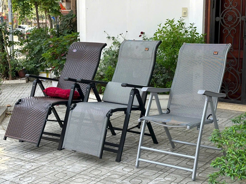 Ghế lưới gập ngả thư giãn gấp gọn tiện lợi thiết kế mới GG960