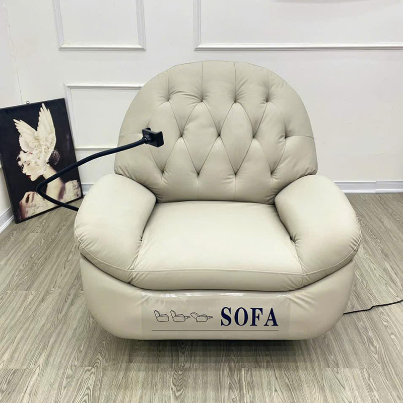 Ghế sofa lười chân xoay thư giãn nằm ngả chỉnh điện nhiều nấc GG998