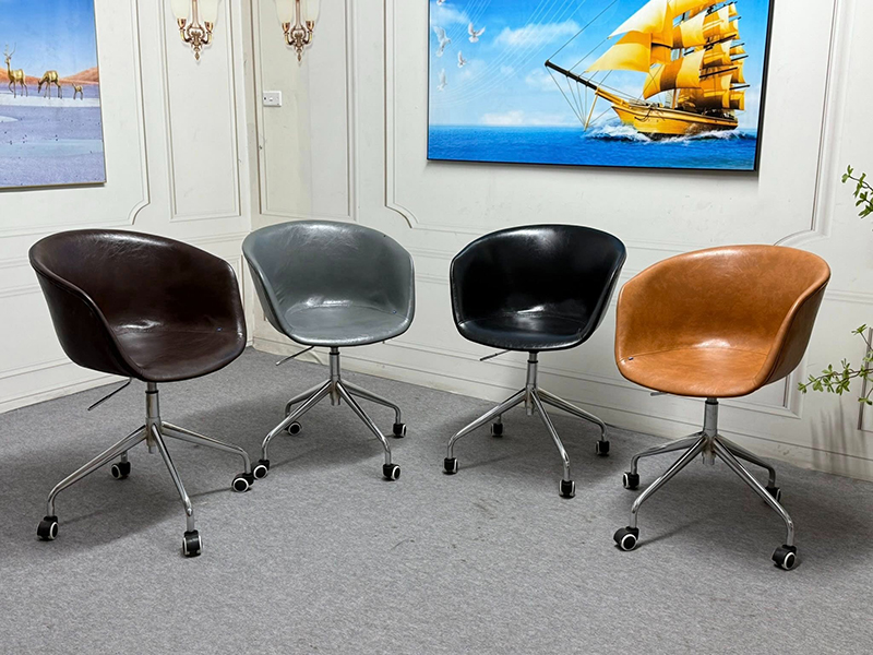 Ghế HAY nệm da chân xoay tăng chỉnh chiều cao GV303