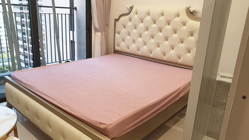 Giường ngủ bọc nệm đẹp cao cấp sang trọng GN399