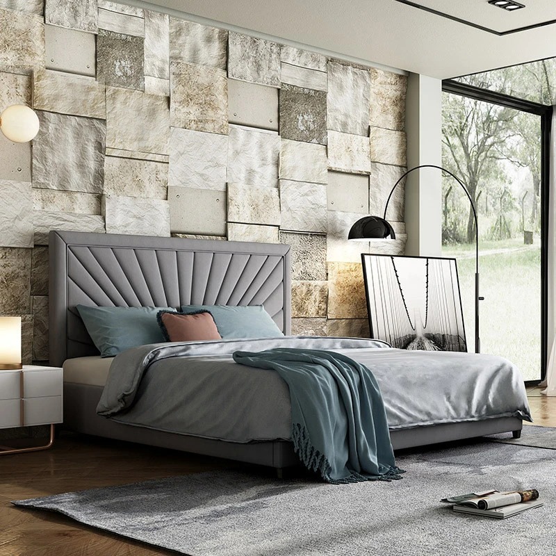 Giường ngủ đẹp hiện đại phong cách Italia GN370