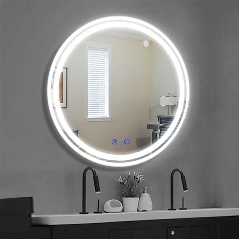 Gương tròn đèn LED cảm ứng cao cấp cho phòng tắm GT809