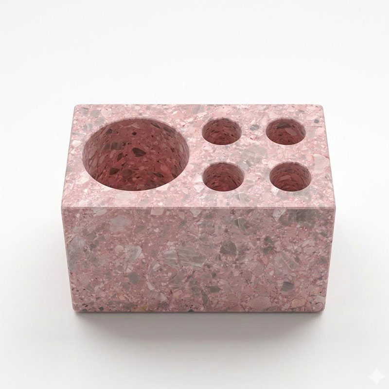 Ống đựng bàn chải đánh răng đá Cẩm Thạch Marble cao cấp PT545 Ống đựng bàn chải đánh răng đá Cẩm Thạch Marble cao cấp PT545