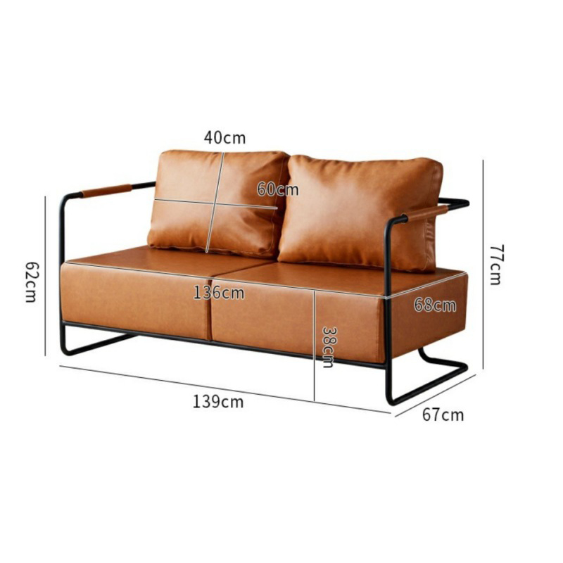 Ghế sofa băng Corbin phong cách Industrial SF629