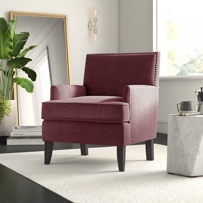 Ghế sofa đơn Arm Chair nệm bọc vải mang nét đẹp cổ điển SF962