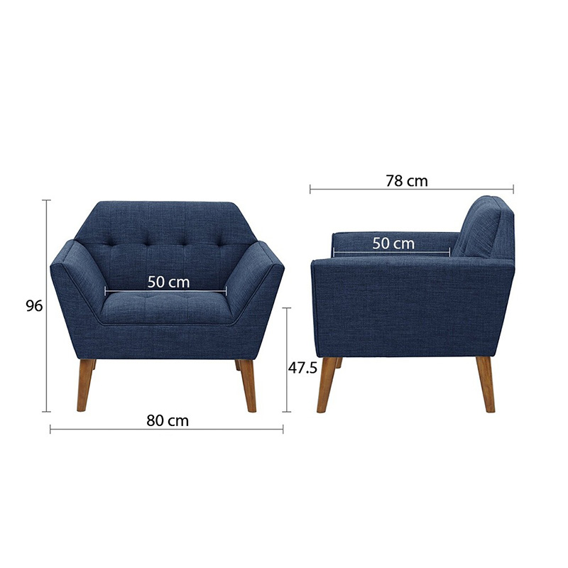 Ghế sofa đơn Arm Chair phòng khách, phòng ngủ SF963