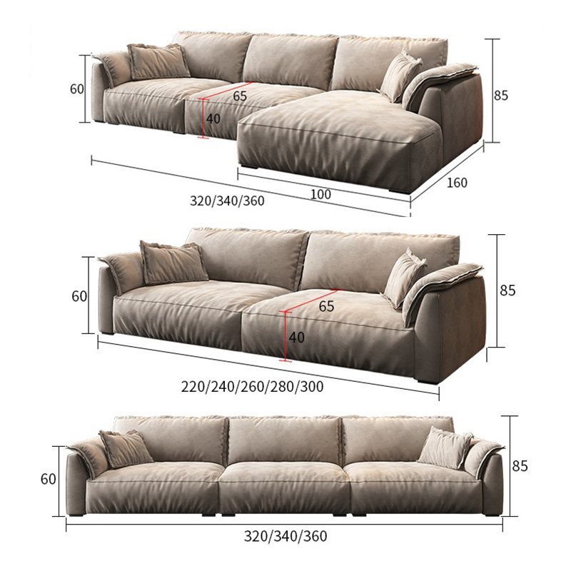 Sofa văn phòng khách kiểu dáng đơn giản thời thượng SF661