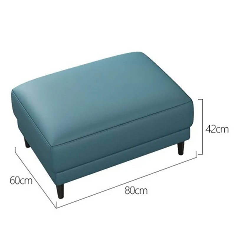 Đôn ghế sofa hình chữ nhật bọc da nỉ cao cấp SF998