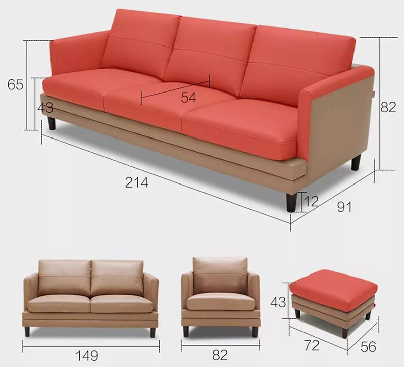 Ghế sofa góc da nhập khẩu đẳng cấp cho phòng khách SF614