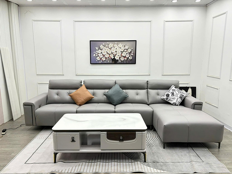 Ghế sofa góc sang xịn chuẩn phòng khách hiện đại SF647