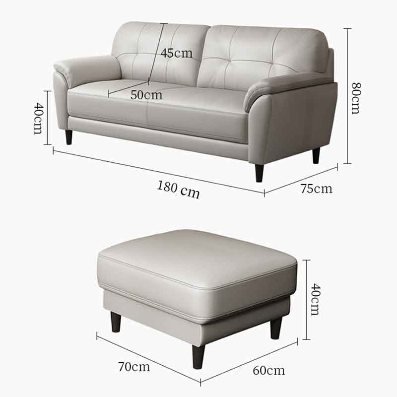 Ghế sofa văng bọc da cao cấp thiết kế sang trọng SF679