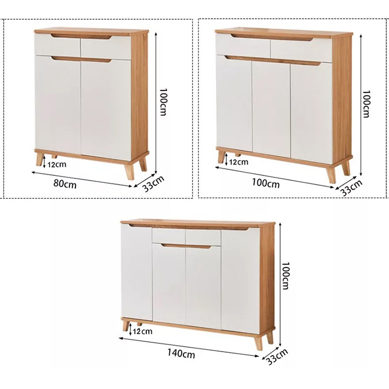 Tủ giày gỗ công nghiệp thiết kế đẹp phong cách hiện đại TG671