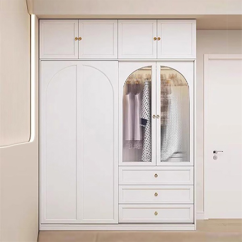 Tủ quần áo gỗ tiện ích thiết kế kịch trần TQ672