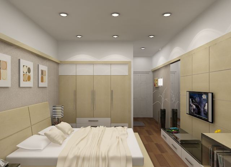 Đèn ngủ âm trần giúp tiết kiệm diện tích