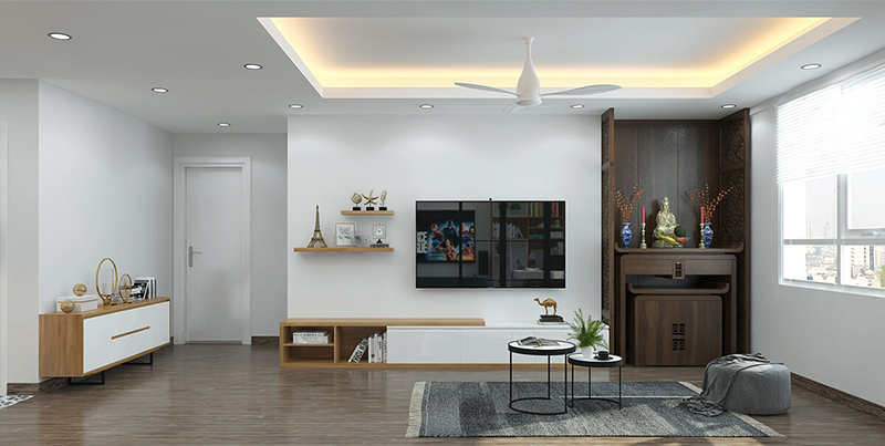 Kệ Tivi Gỗ Công Nghiệp