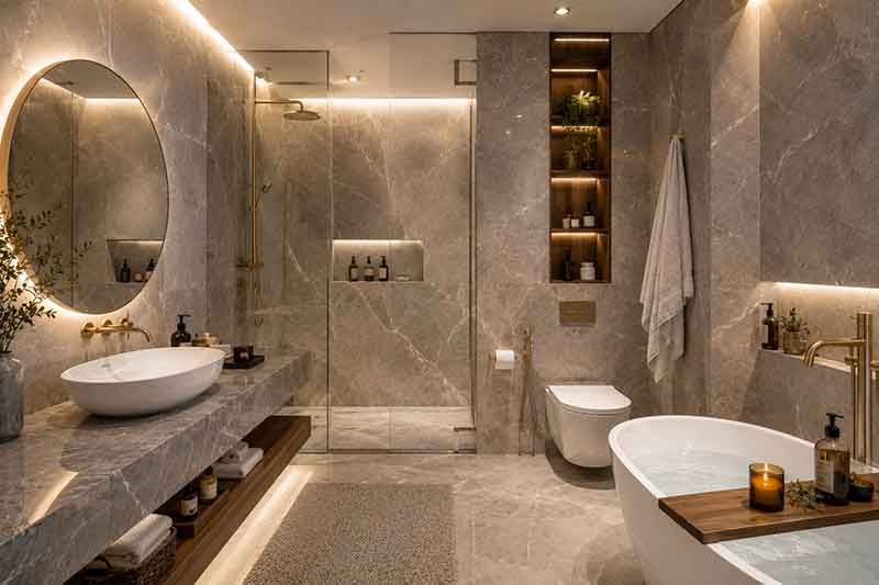 Sử dụng vật liệu cao cấp để nâng tầm không gian