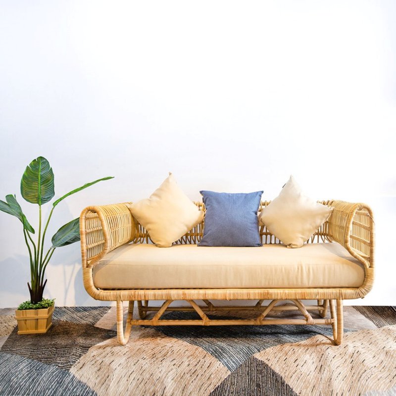 Ghế văng sofa mây tự nhiên