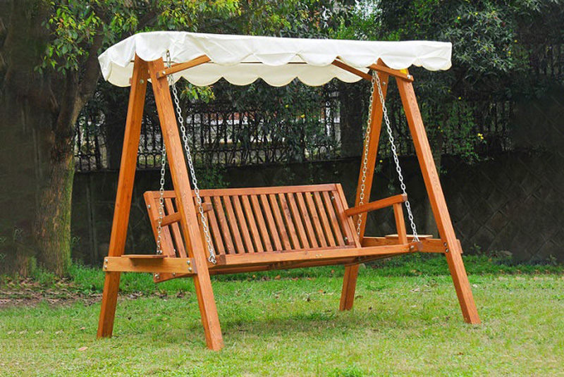 Xích đu gỗ tự nhiên