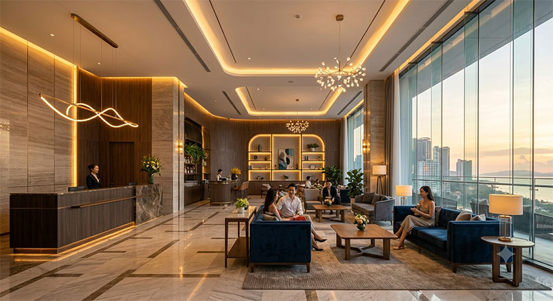 Tối ưu ánh sáng trong thiết kế nội thất khách sạn