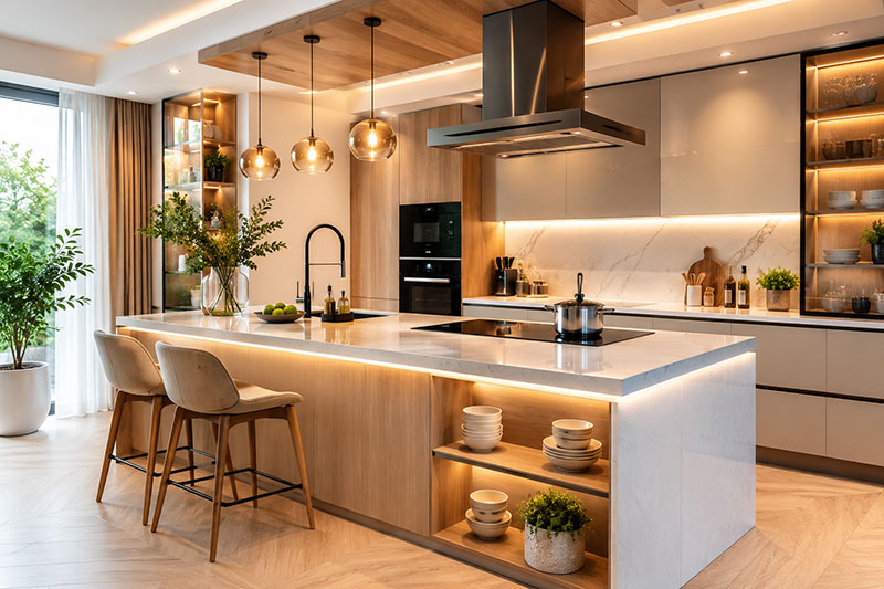 Xu hướng thiết kế tủ bếp được yêu thích nhất hiện nay