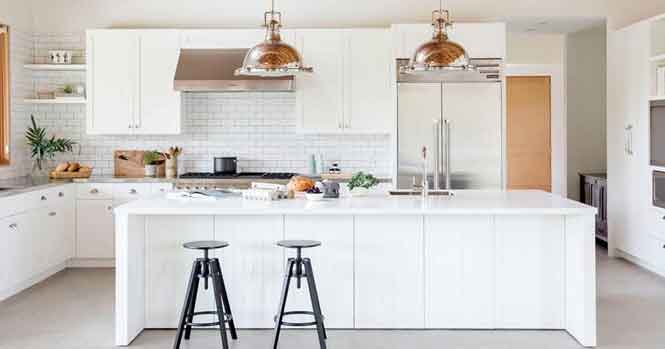 09 ý tưởng trang trí phòng bếp với tone màu trắng đáng để bạn tham khảo