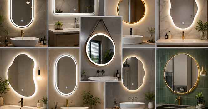 Top 10 mẫu gương phòng tắm đẹp, hiện đại được ưa chuộng hiện nay