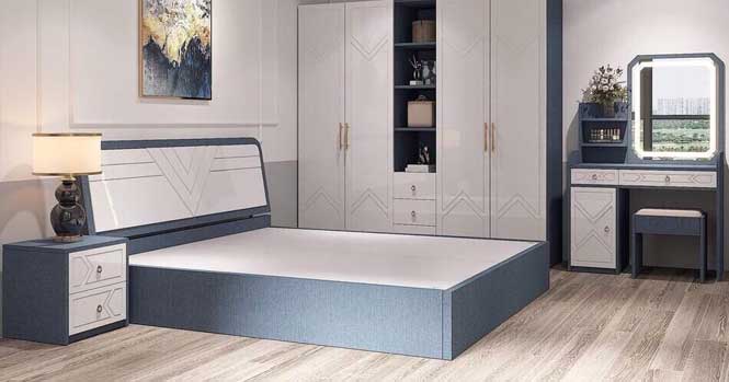 Combo Nội Thất Giường Tủ Phòng Ngủ Hiện Đại Giá Rẻ, Đẹp & Tiện Nghi