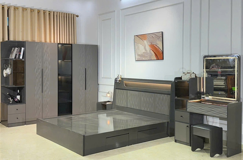 Bộ nội thất phòng ngủ đẹp cho nhà phố và căn hộ chung cư CB943